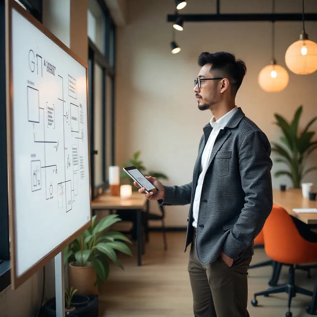 Designer working
